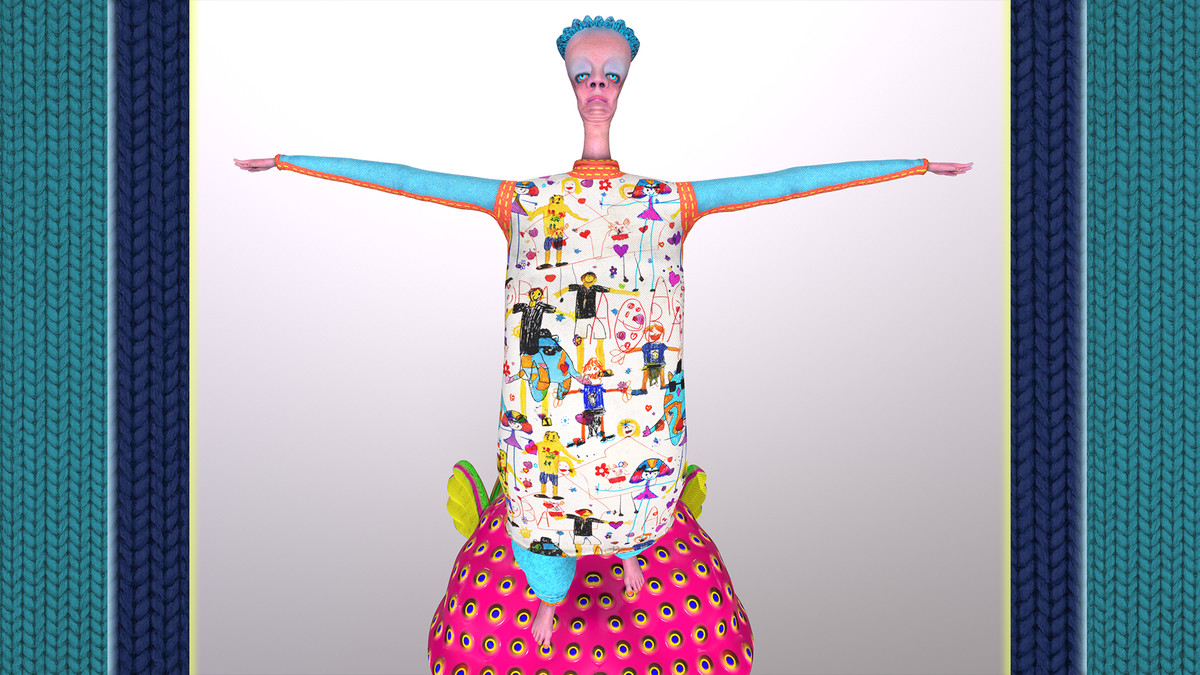Funky Cartoon Man - Peppo