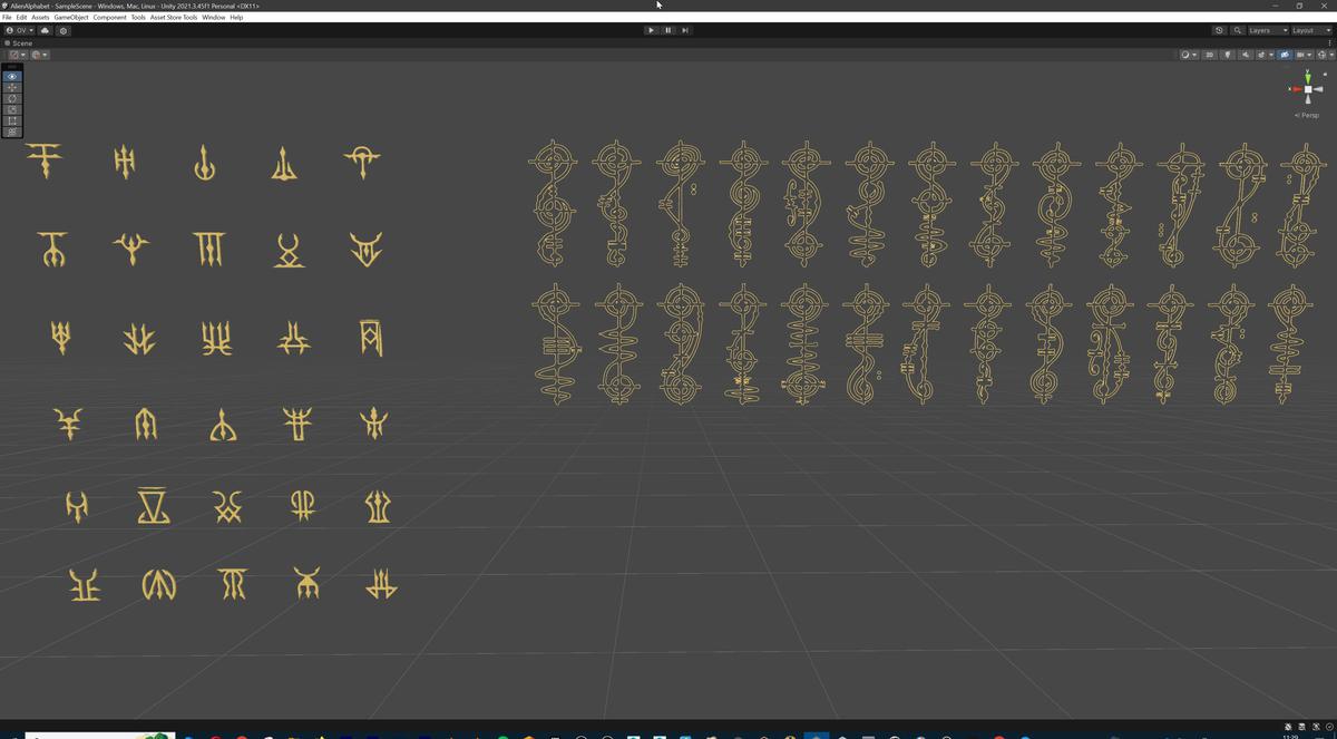 Alien Character Megapack with Unique Alphabet (500+ letters)