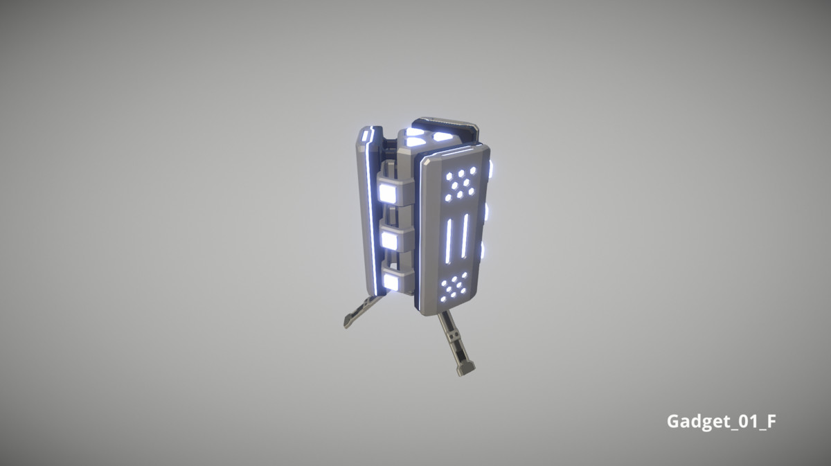 Cyberpunk Armory - Low Poly