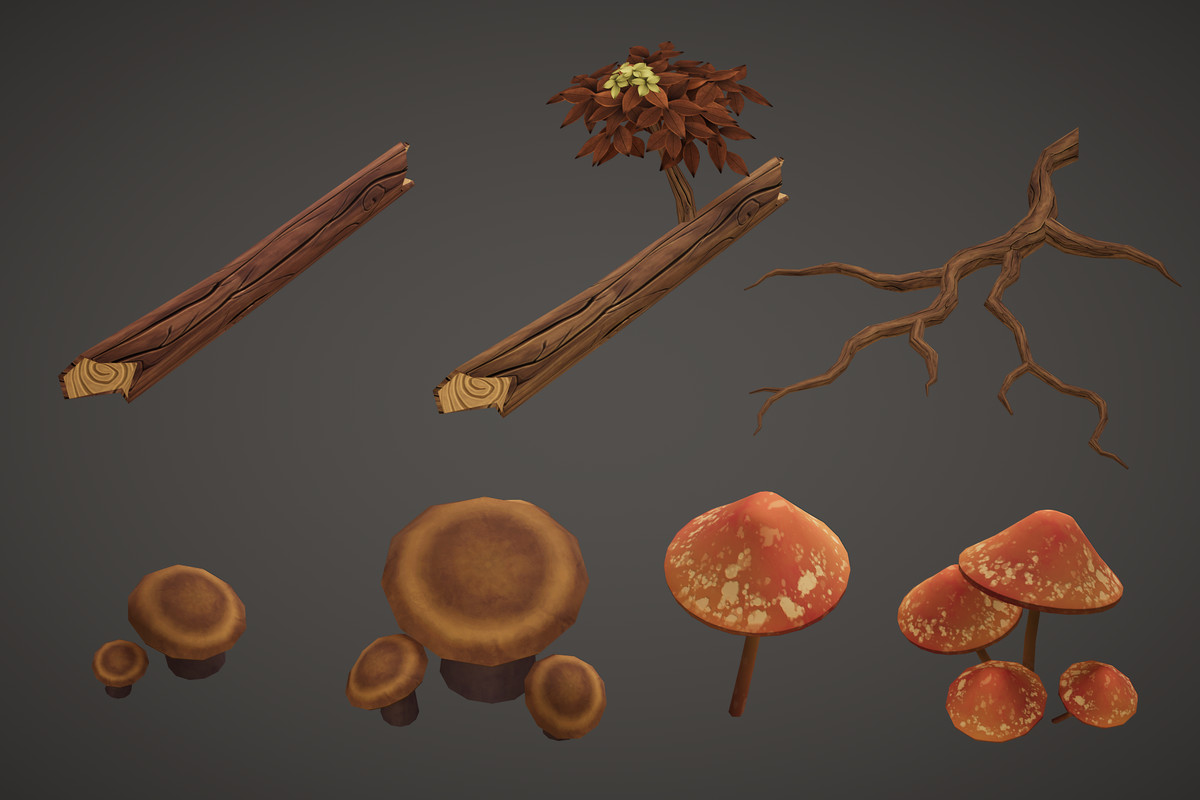 Stylized Fantasy Vegetation 9