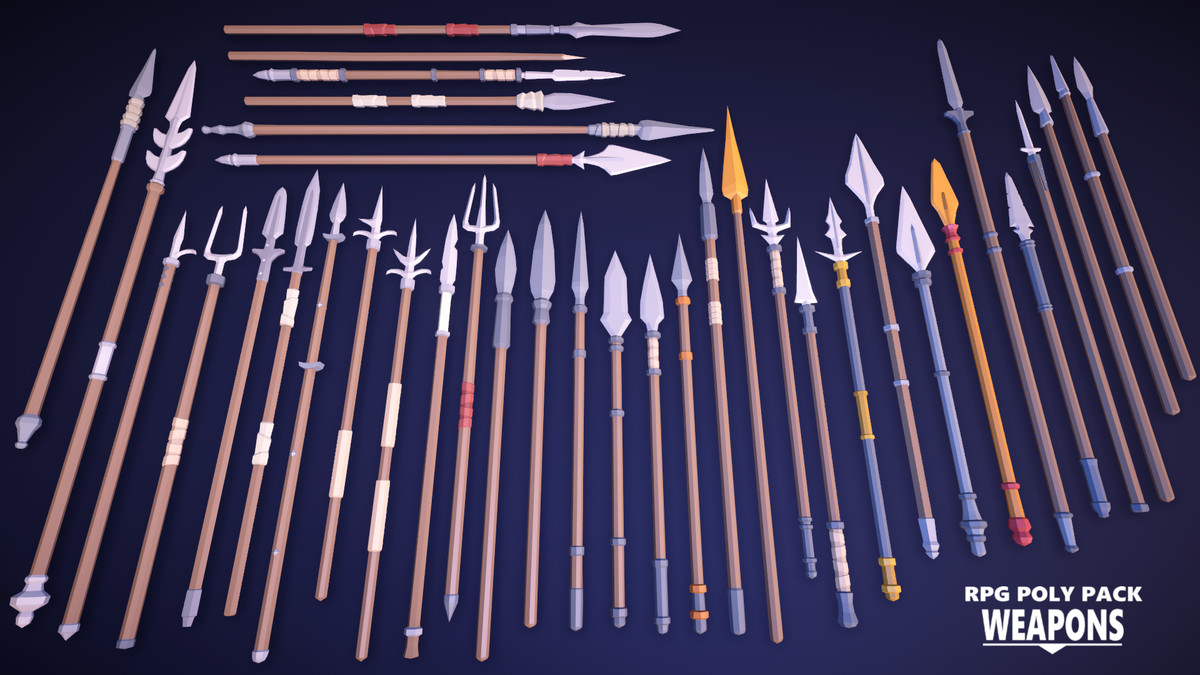 RPG Poly Pack - Weapons