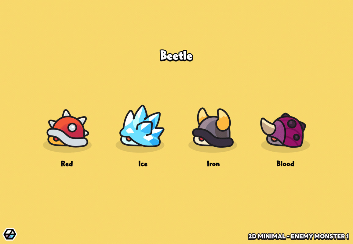 2D Minimal - Enemy Monster1