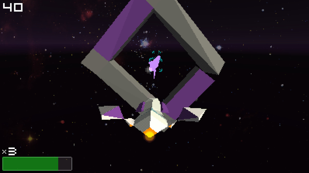 Retro Space Rail Shooter URP