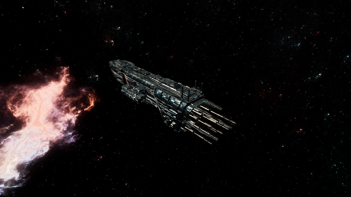 Sci-Fi Heavy Industrial Starship