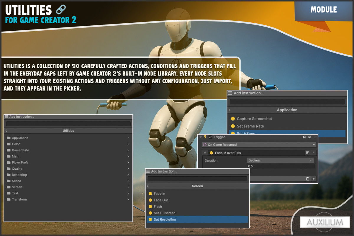 Utilities | Game Creator 2