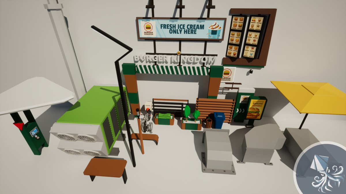Burger shop