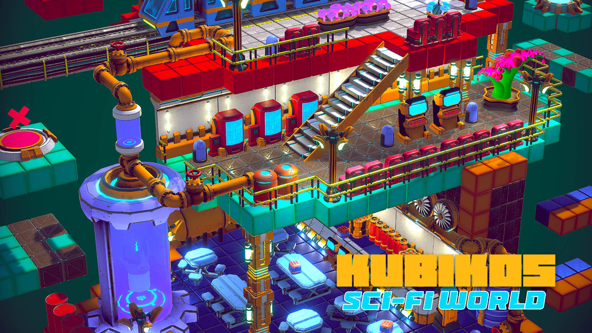 KUBIKOS Ultimate Bundle – Stylized Cube Worlds & Characters