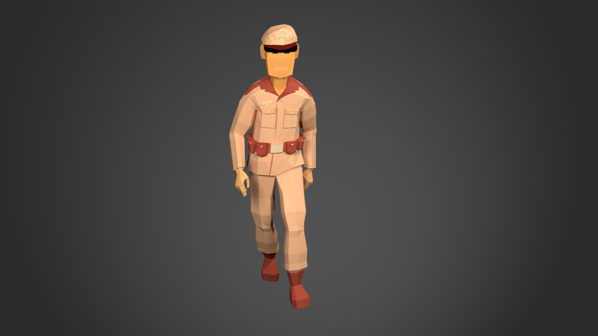 3D Characters World War 2 Lowpoly Pack