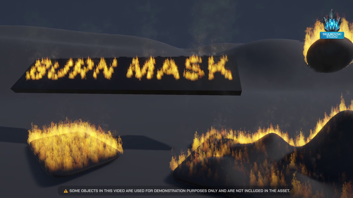 Fire VFX — Wraps Any Mesh · Point Cache · URP