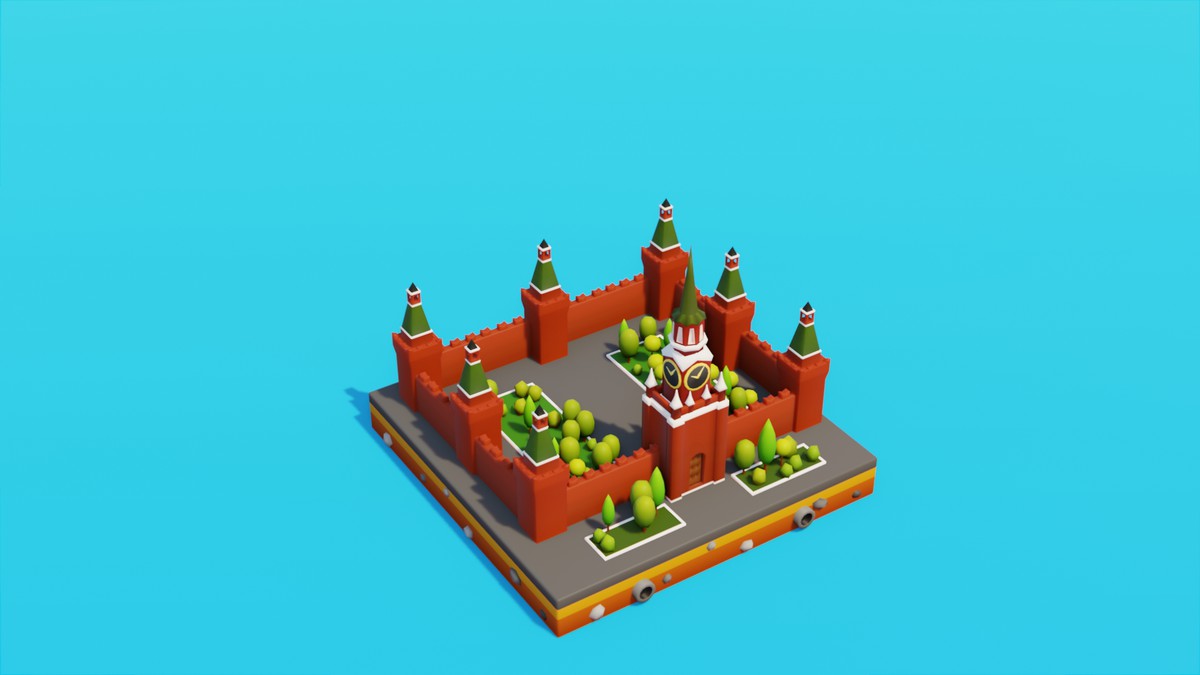 Low Poly LandMarks by IGS