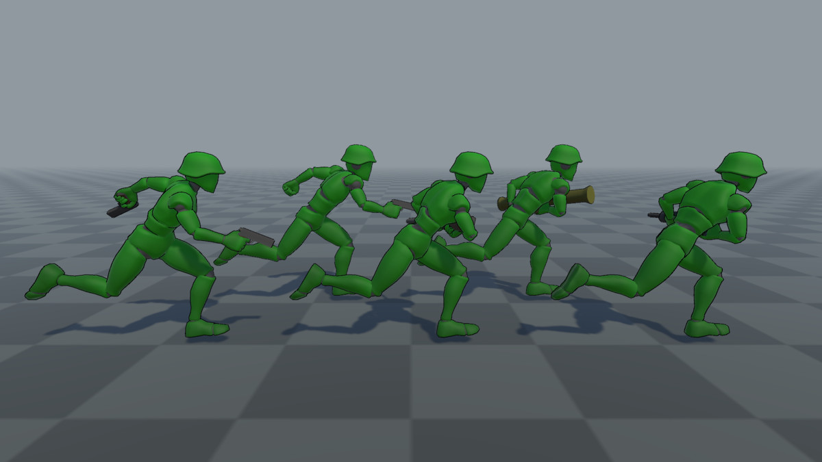 Human Soldier Animations