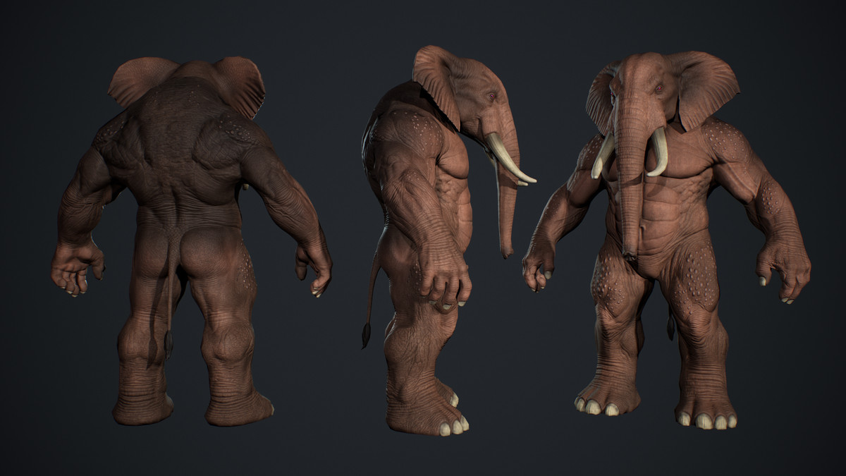 Elephant Humanoid