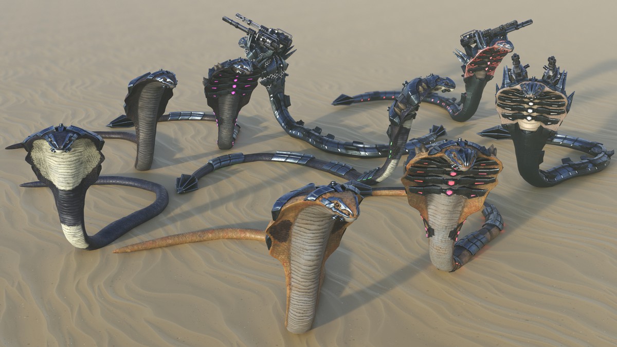 Sci-Fi Cobras and Aliens Collection