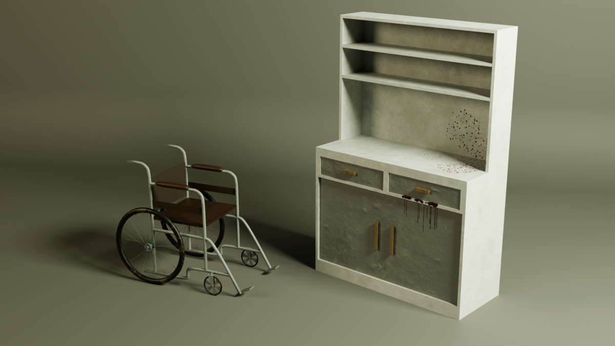 Horror Hospital Props Pack – Modular Environment | URP/HDRP
