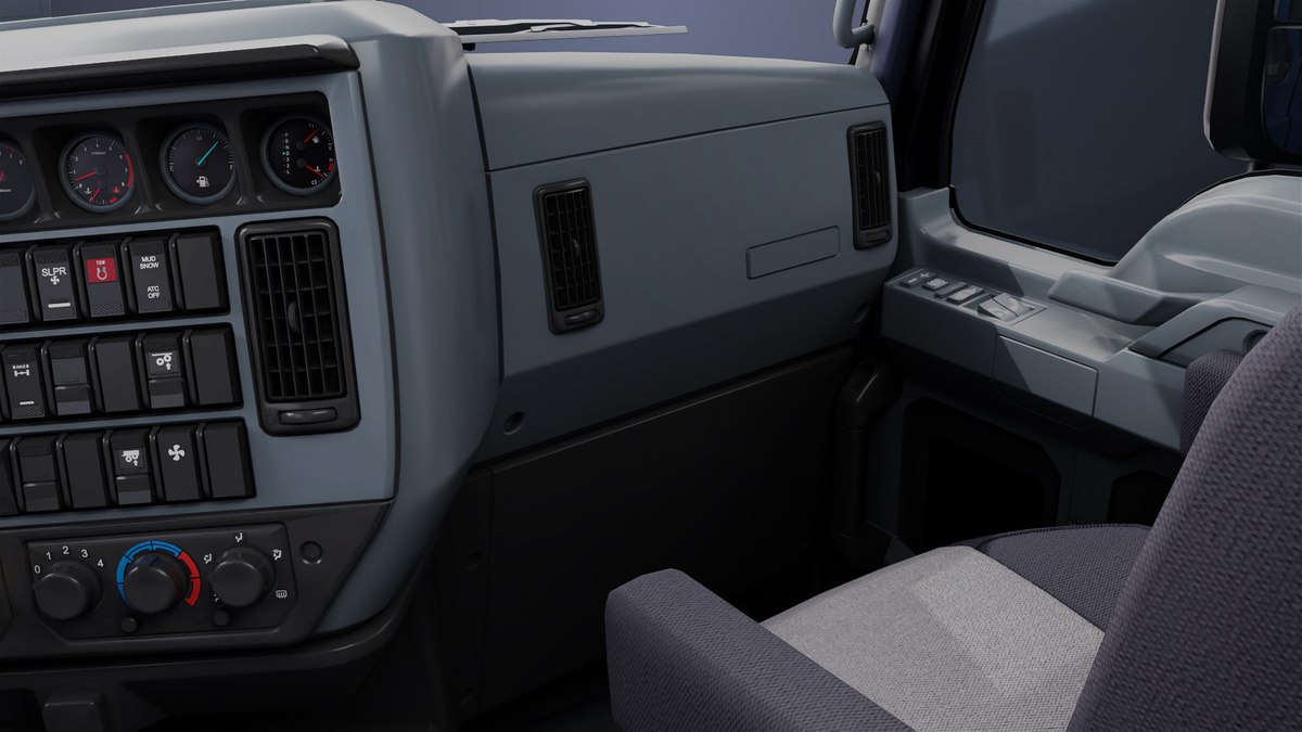 Heavy Truck Blue Chassis 05 URP HDRP Textures