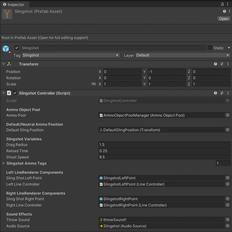 Simple Slingshot System