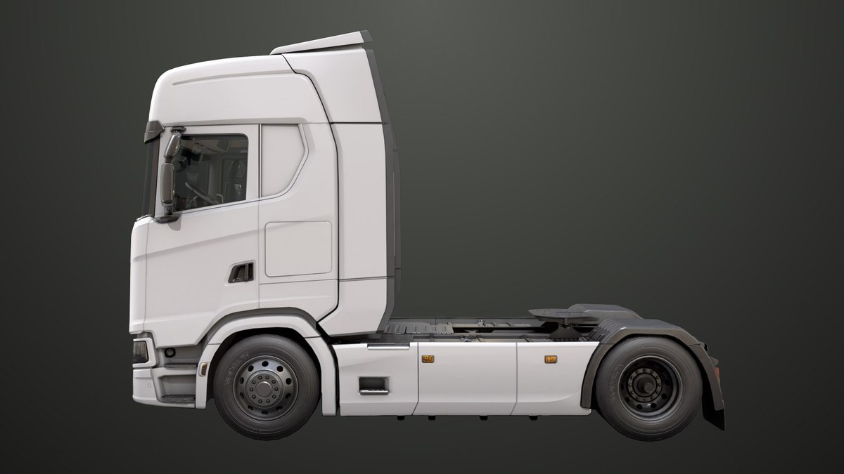 Heavy Truck Chassis 06 Interior URP HDRP Textures