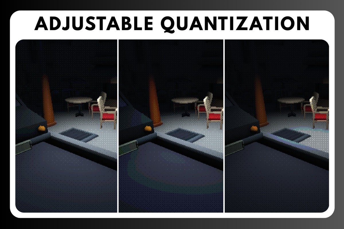 Retro Dithering Camera Shader