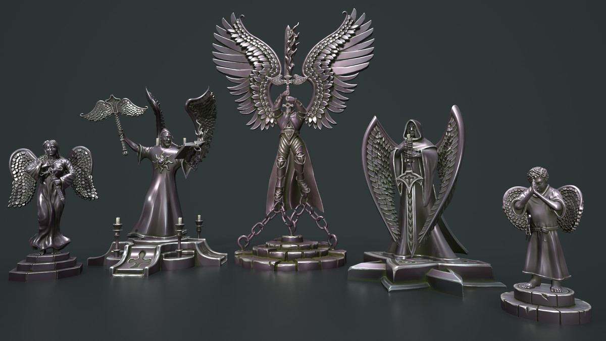 Dark Statues Pack