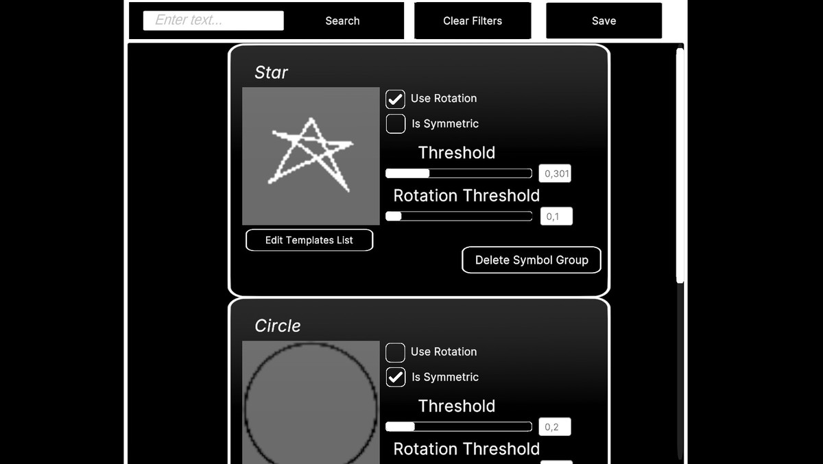 Multi-Stroke Symbol Recognition