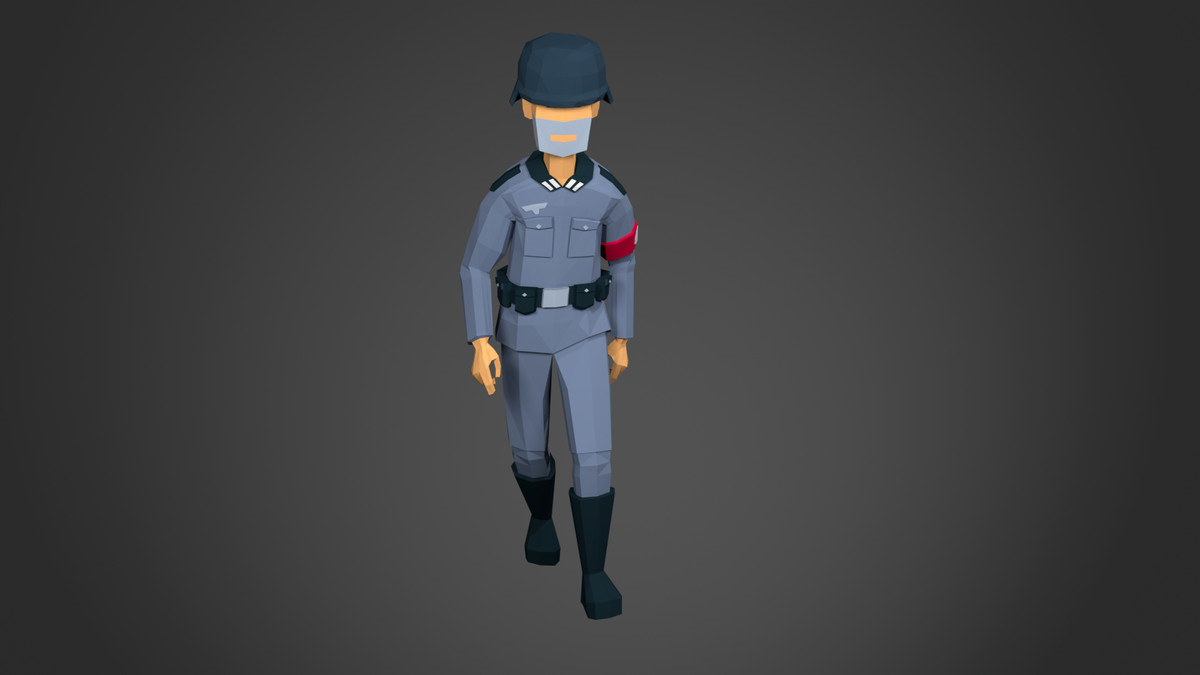 3D Characters World War 2 Lowpoly Pack
