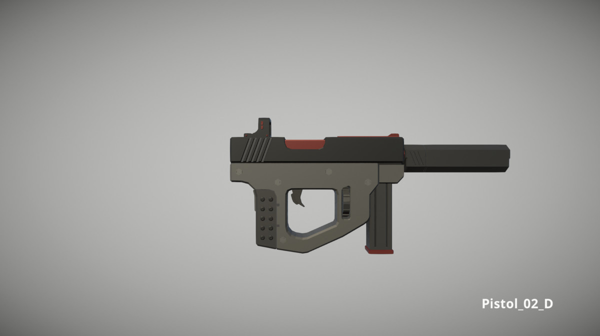 Cyberpunk Armory - Low Poly