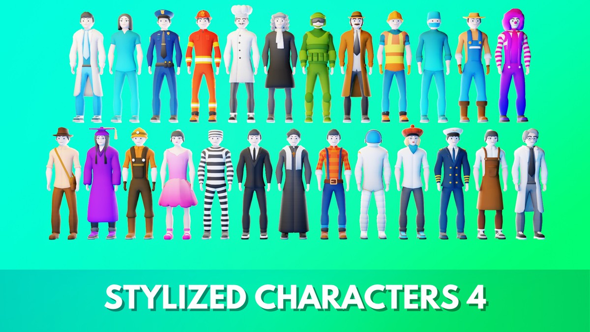 Casual Characters Pack 4 by IGS