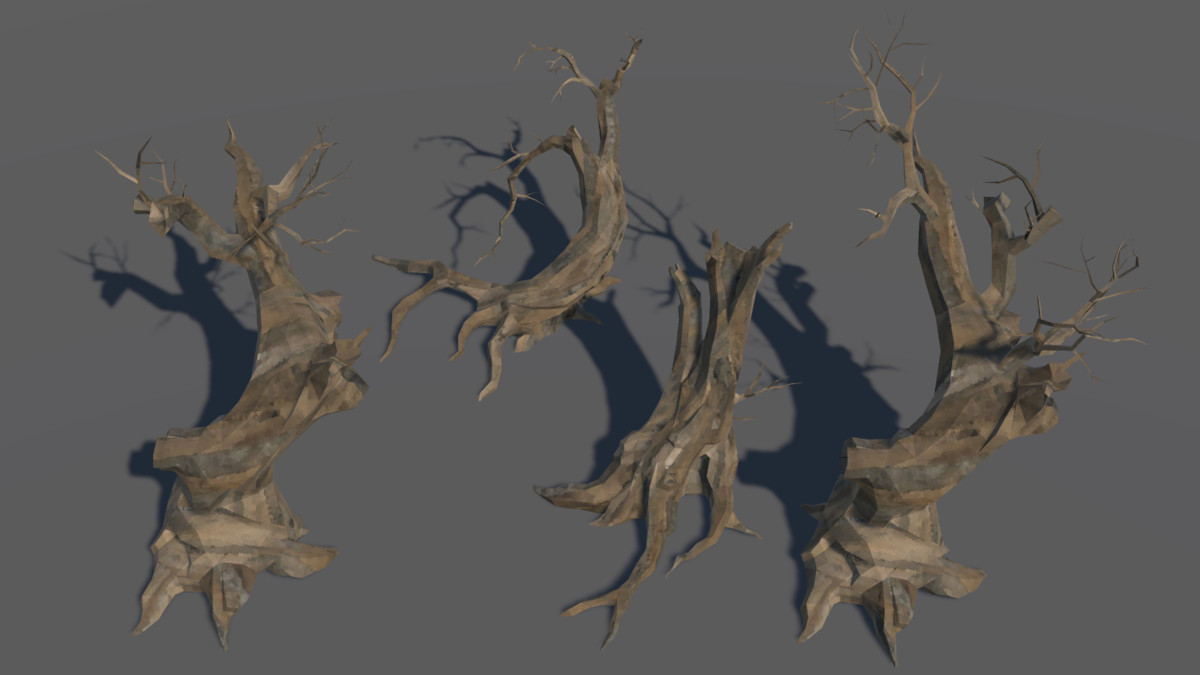 LowPoly Nature DeadTree