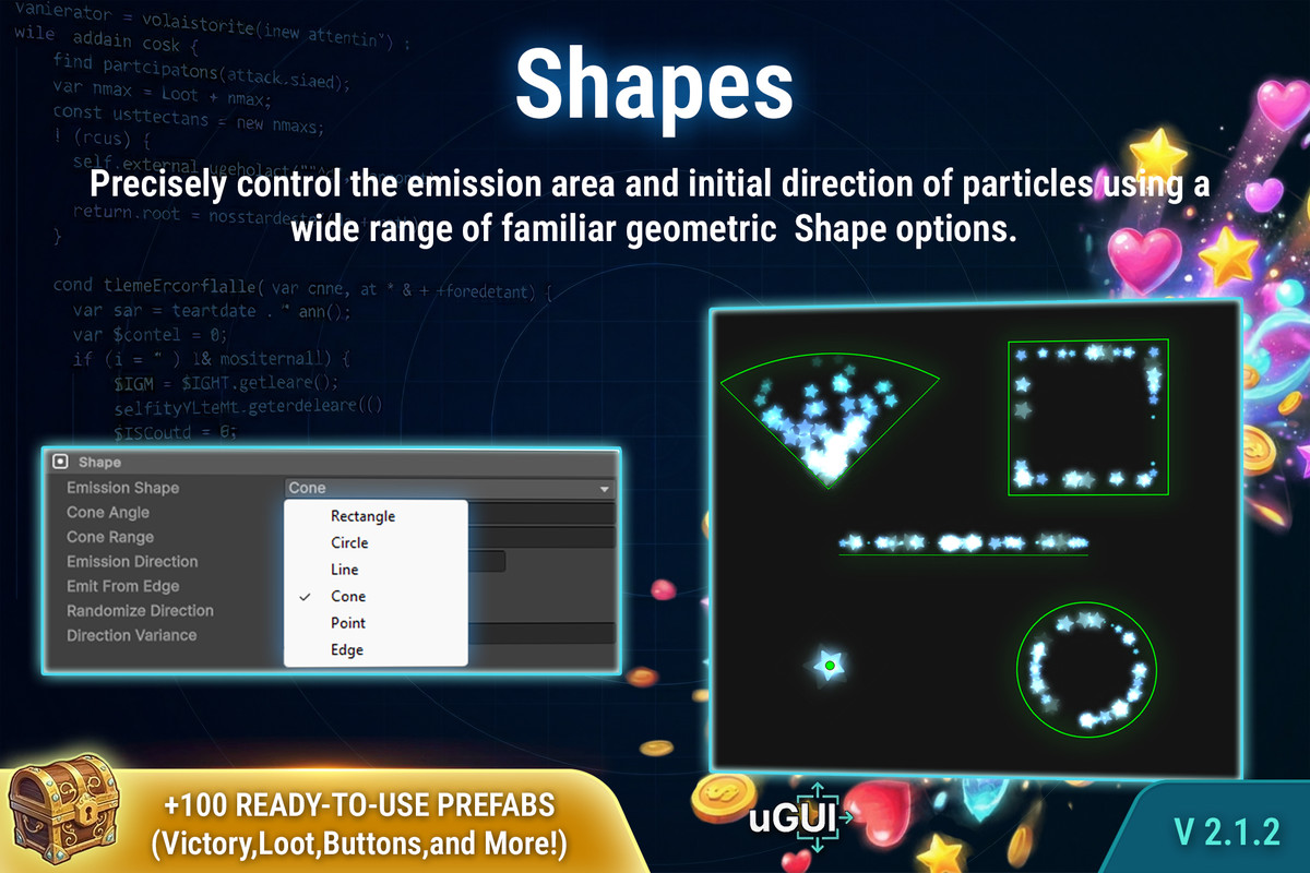 UI Particle System: Native Canvas VFX