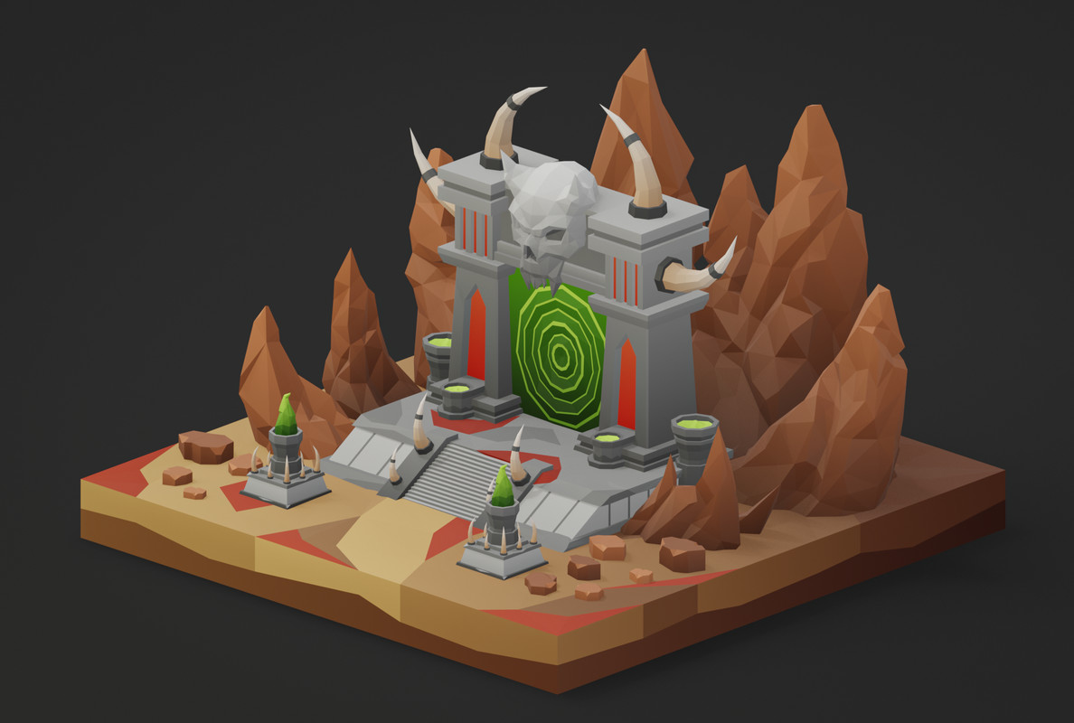 Low Poly Fantasy Locations
