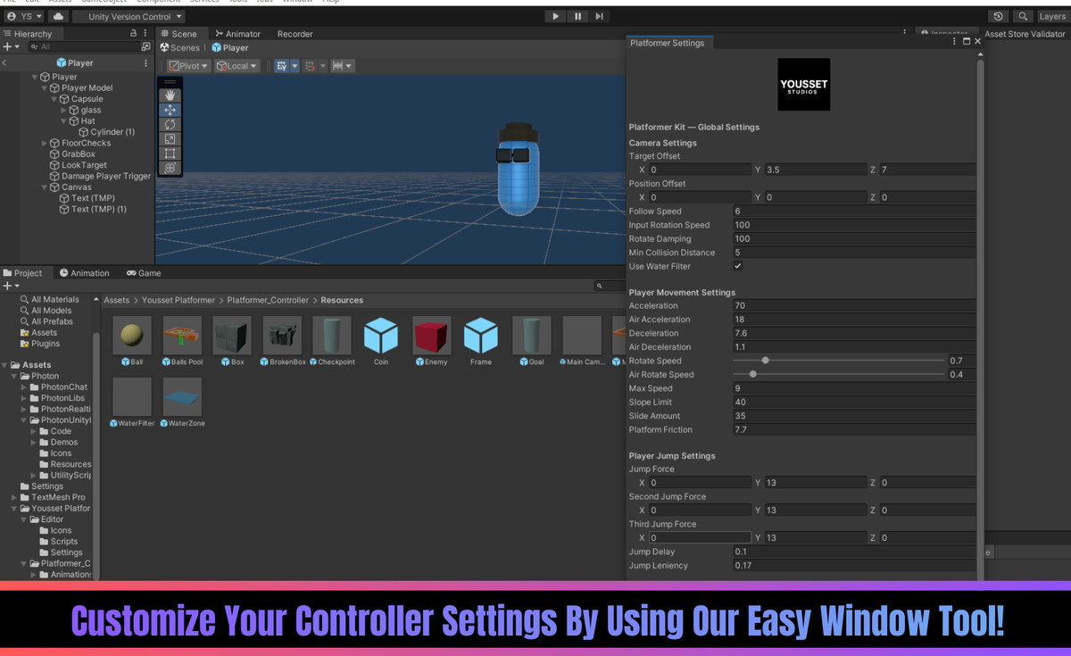 Ultimate Physics Platformer (Singleplayer&Multiplayer)