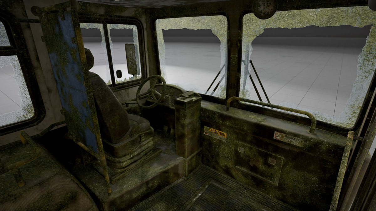 Abandoned City Bus - Drivable