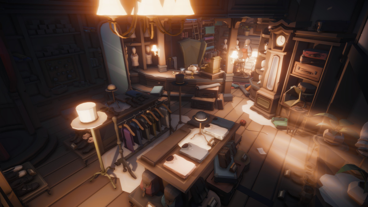 STYLIZED Fantasy Clothing Shop - Low Poly 3D Art