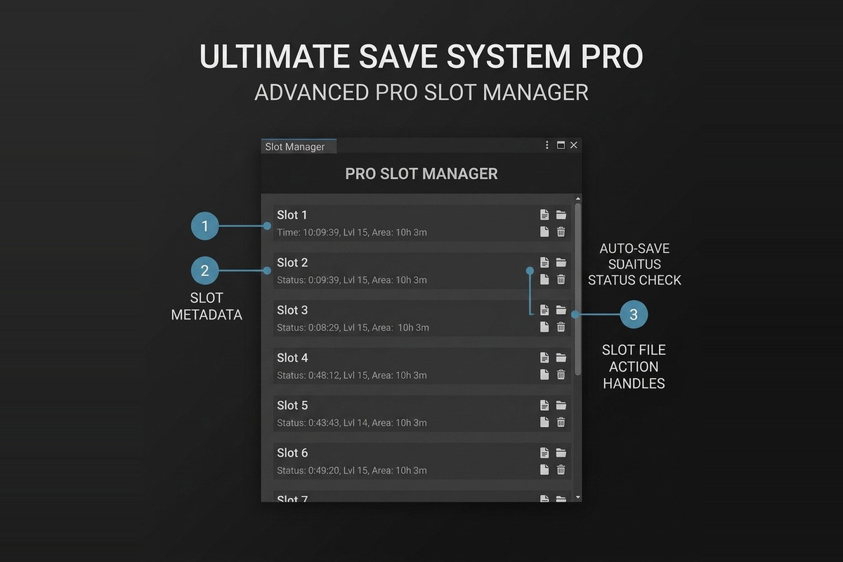 Ultimate Save System Pro – Encrypted JSON, Save Slots, Async & Cloud Sync