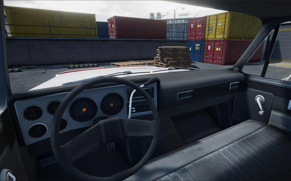 80s generic dump truck