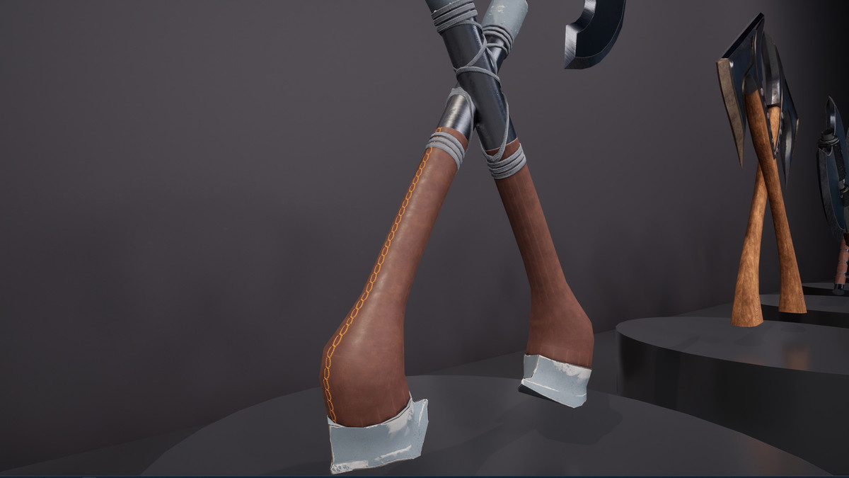 Realistic War Axe Bundle - 4K PBR Weapons