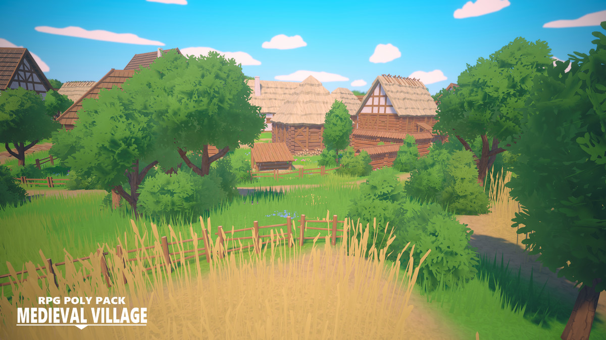 RPG Poly Pack - Medieval Village