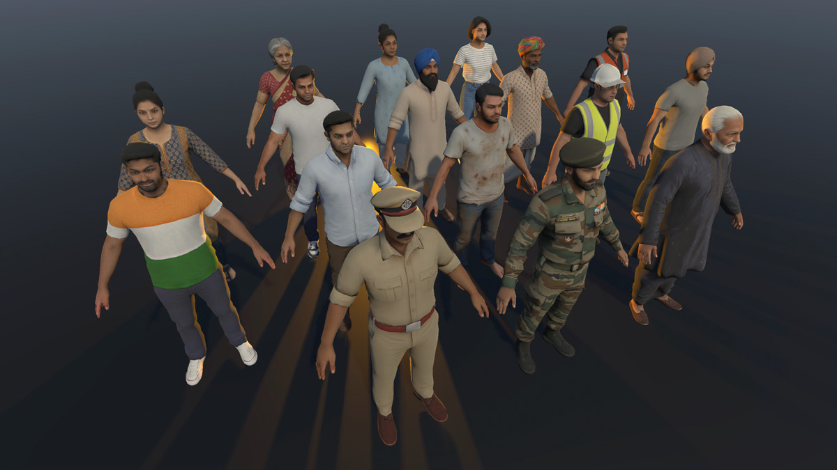 Indian Citizens – City NPCs Pack