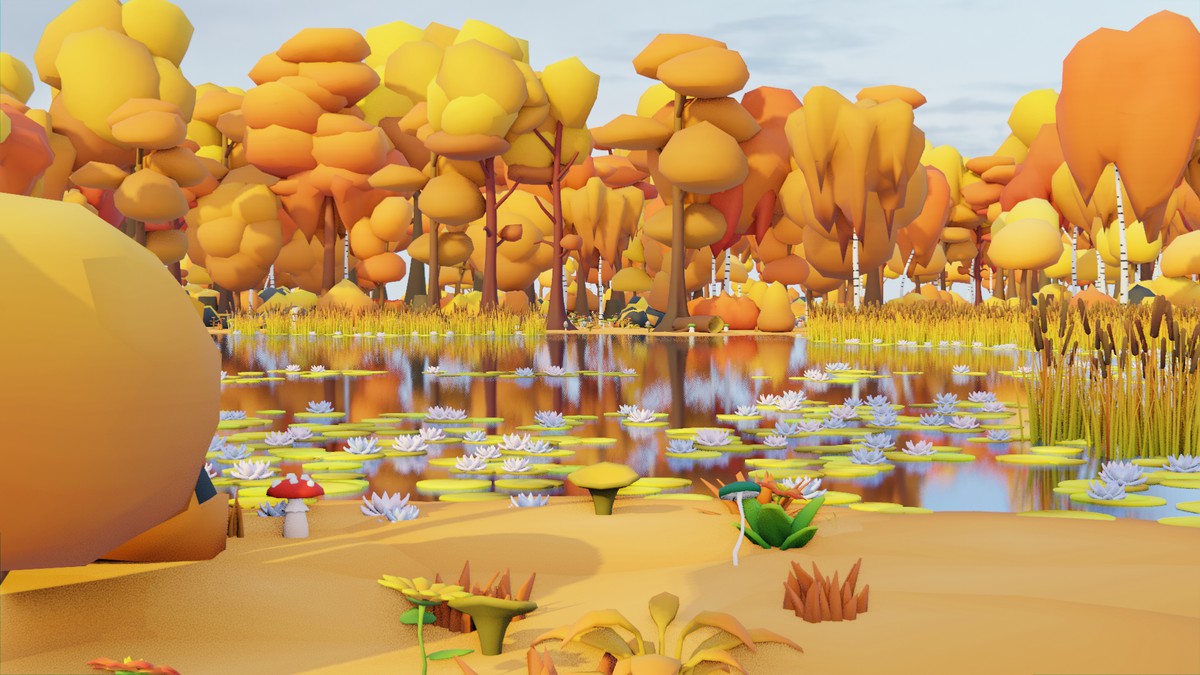 Low Poly Seasonal Forest Biome by IGS