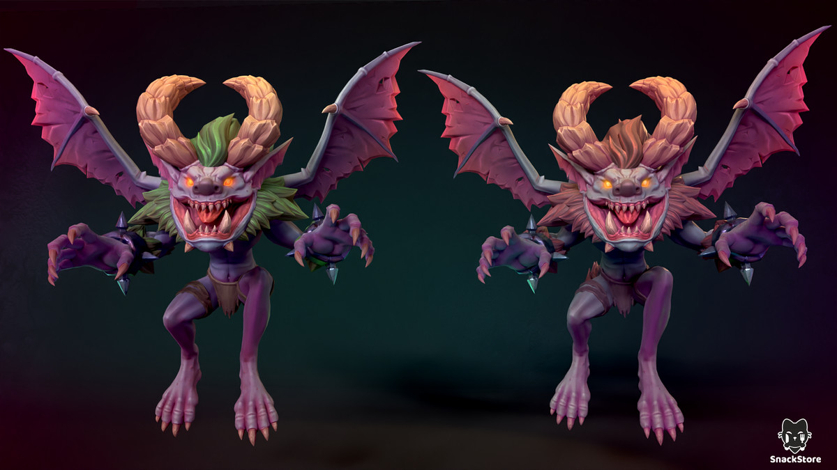 Stylized Fantasy Character (Morvane Duskwing)