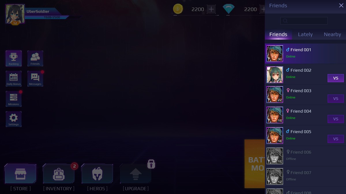 Sci-Fi Cyber UI Pro_Purple Theme