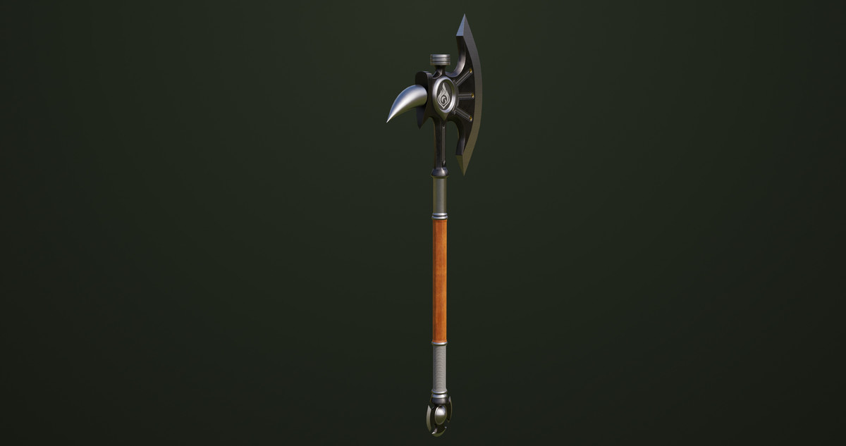 Battle Axe 11 URP HDRP Textures