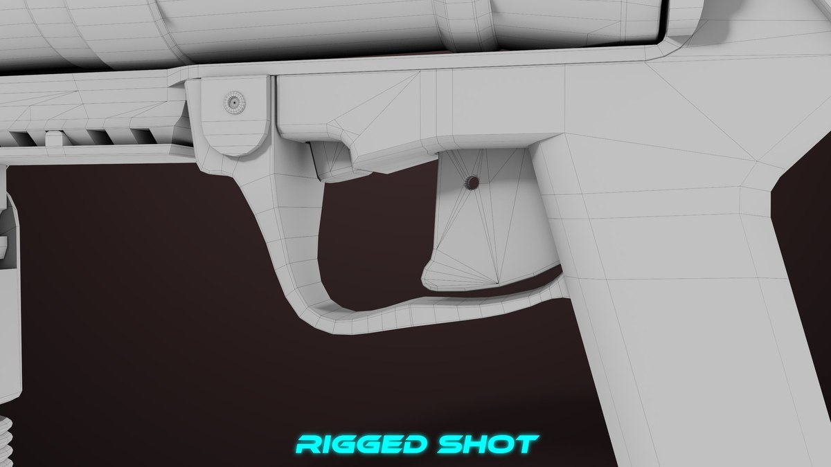 Grenade Launcher 04 Black URP HDRP Textures