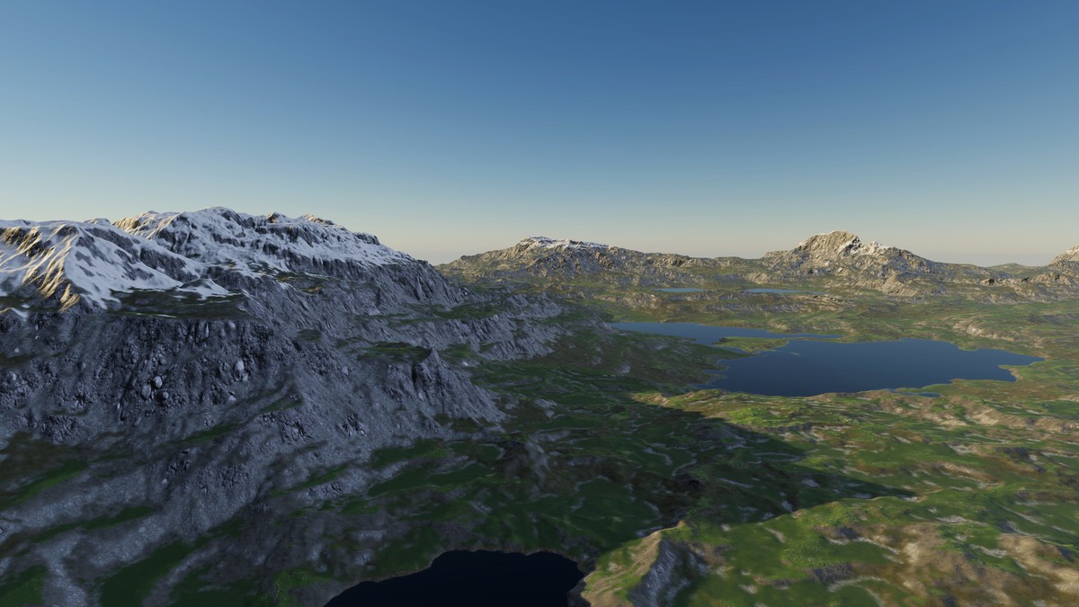 Procedural Ridged Mountains 8K - 34 Terrains