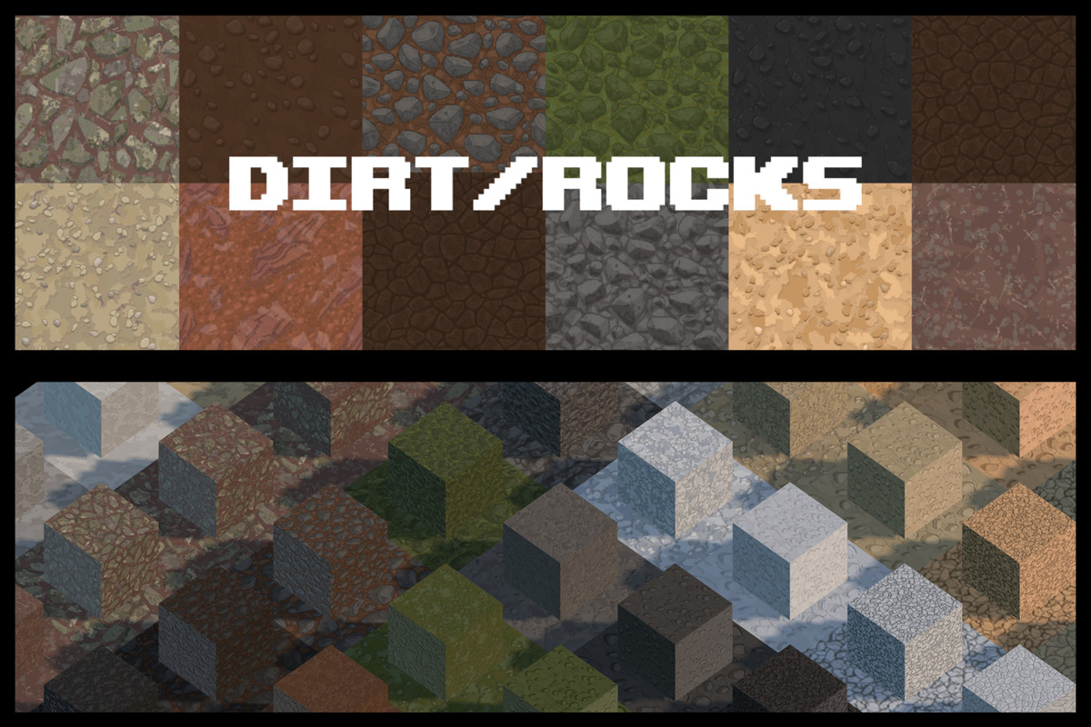 Retro Pixel Art Texture Pack