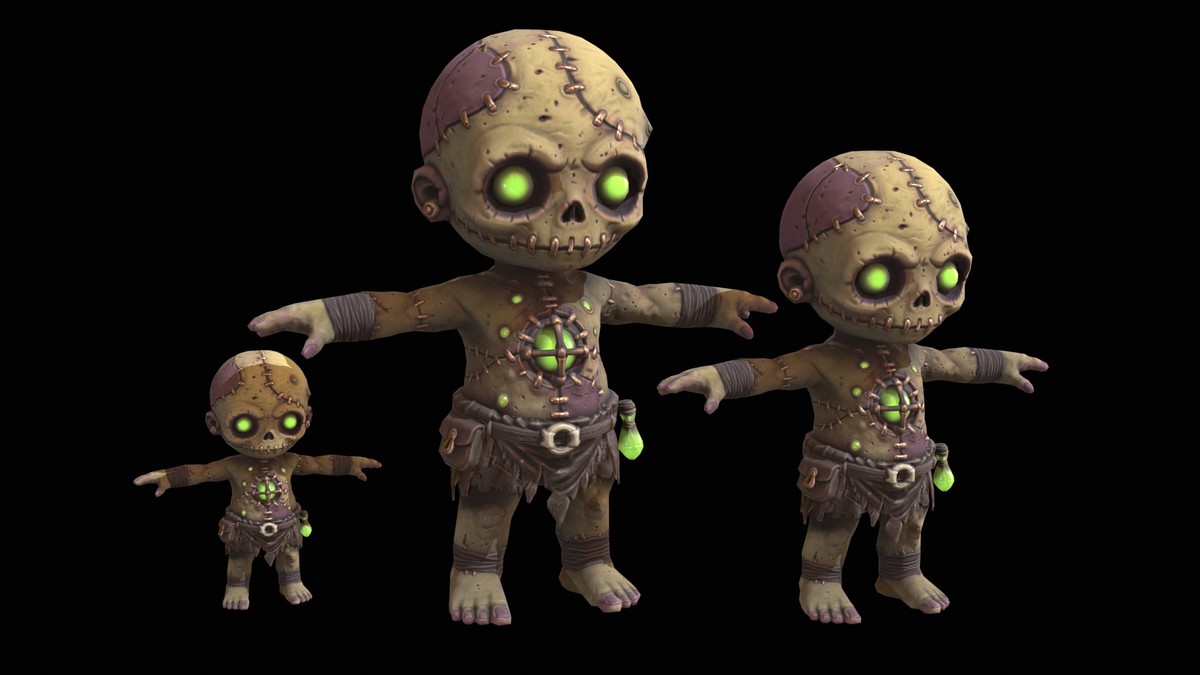 Chibi Necro Zombie Boy