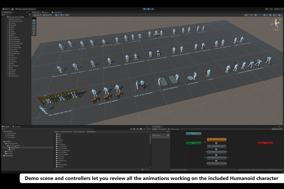 MC Village Life - Believable 3D Animations by MoCap Central