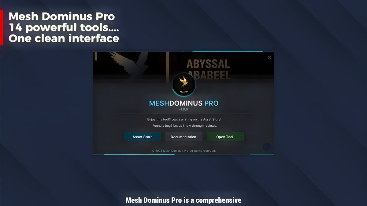 Mesh Dominus Pro - All in One Mesh ToolKit
