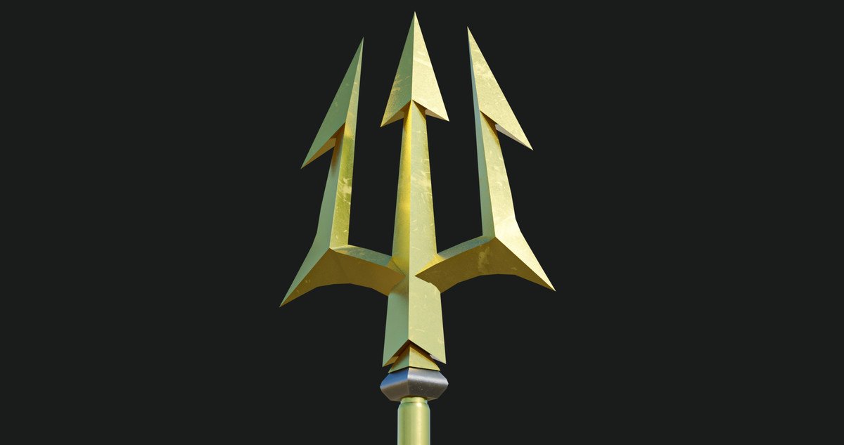 Trident Medieval Gold URP and HDRP Textures