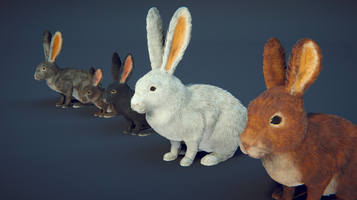 Realistic: Animal Forest Set